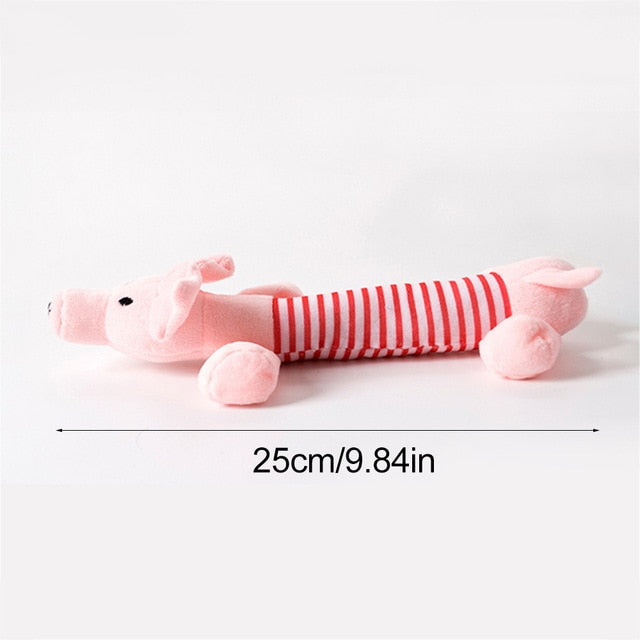 Squeaking Plush Chew Toy