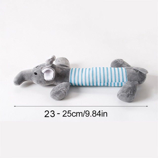 Squeaking Plush Chew Toy