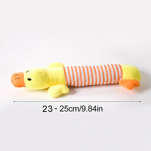 Squeaking Plush Chew Toy